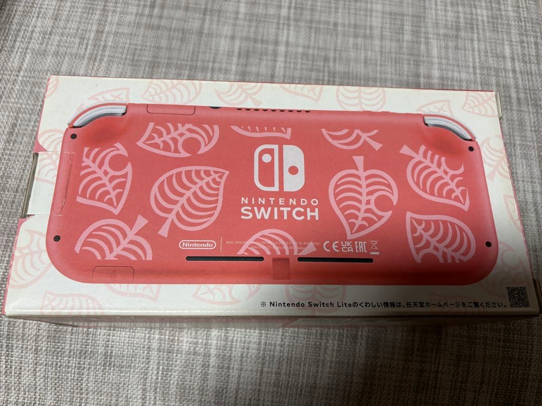 Switch Lite どうぶつの森デザイン ピンク　ソフト有り
