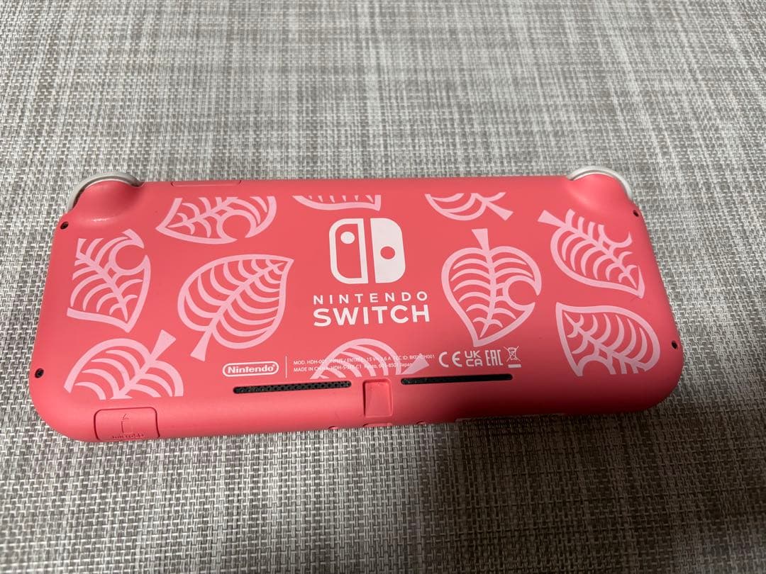 Switch Lite どうぶつの森デザイン ピンク　ソフト有り