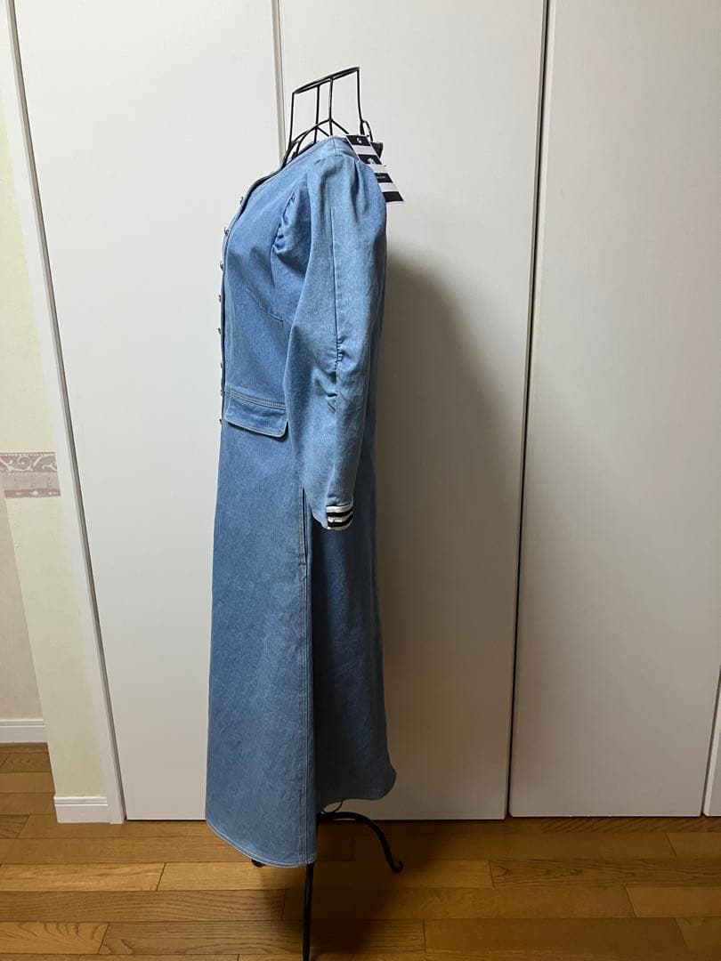 年末特売‼️新品BORDERS at BALCONY デニムワンピース 38