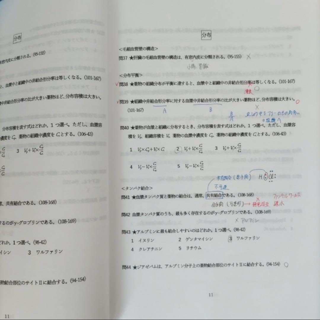 薬ゼミ 第110回 薬剤師国家試験対策弱点克服問題集 白問 美品