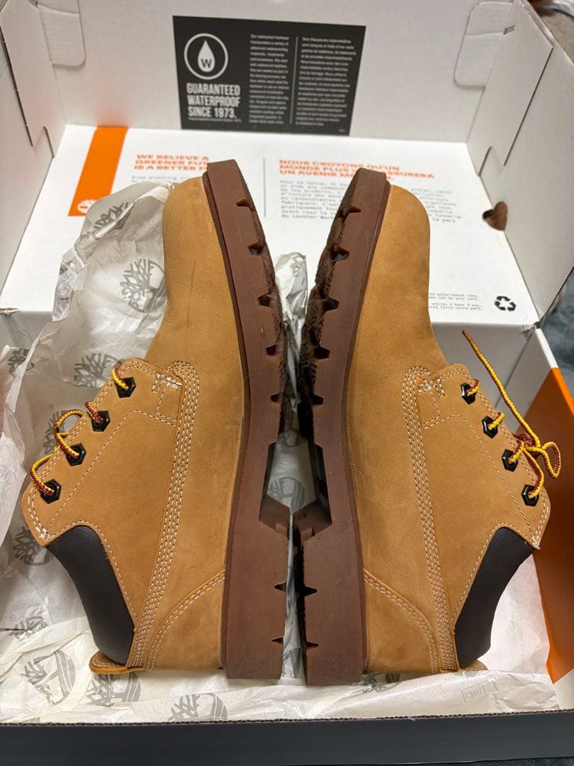 Timberland レザーブーツ ローカット25cm