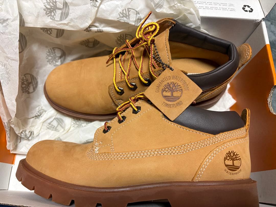 Timberland レザーブーツ ローカット25cm