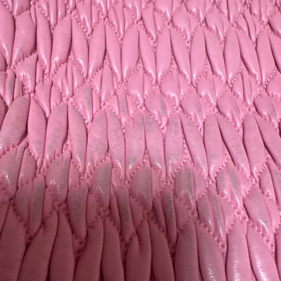 早い者勝ち MIUMIU マテラッセ　ナッパクリスタル　ピンク　2way