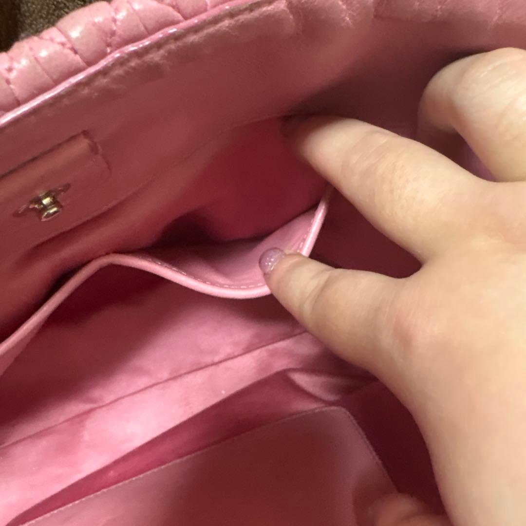 早い者勝ち MIUMIU マテラッセ　ナッパクリスタル　ピンク　2way