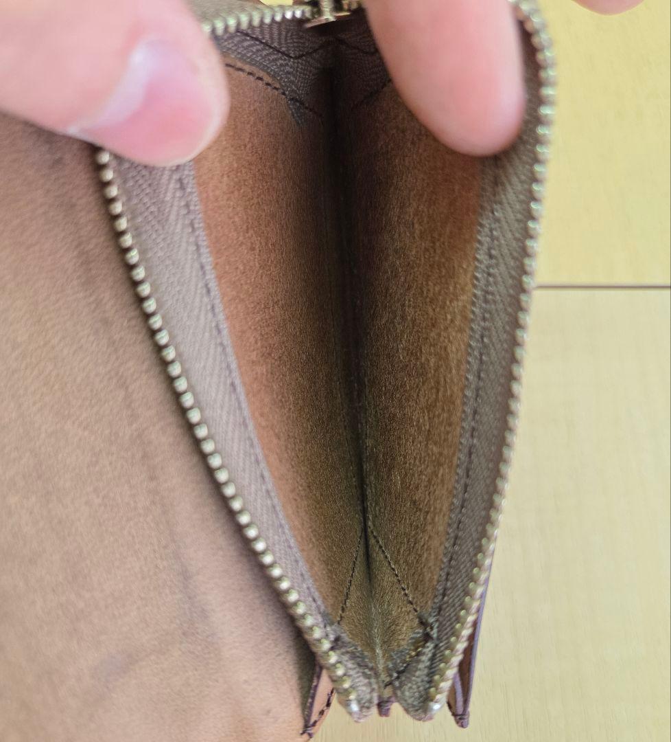 【かませ猫】SLOW　コードバンミニウォレット　ボルドー