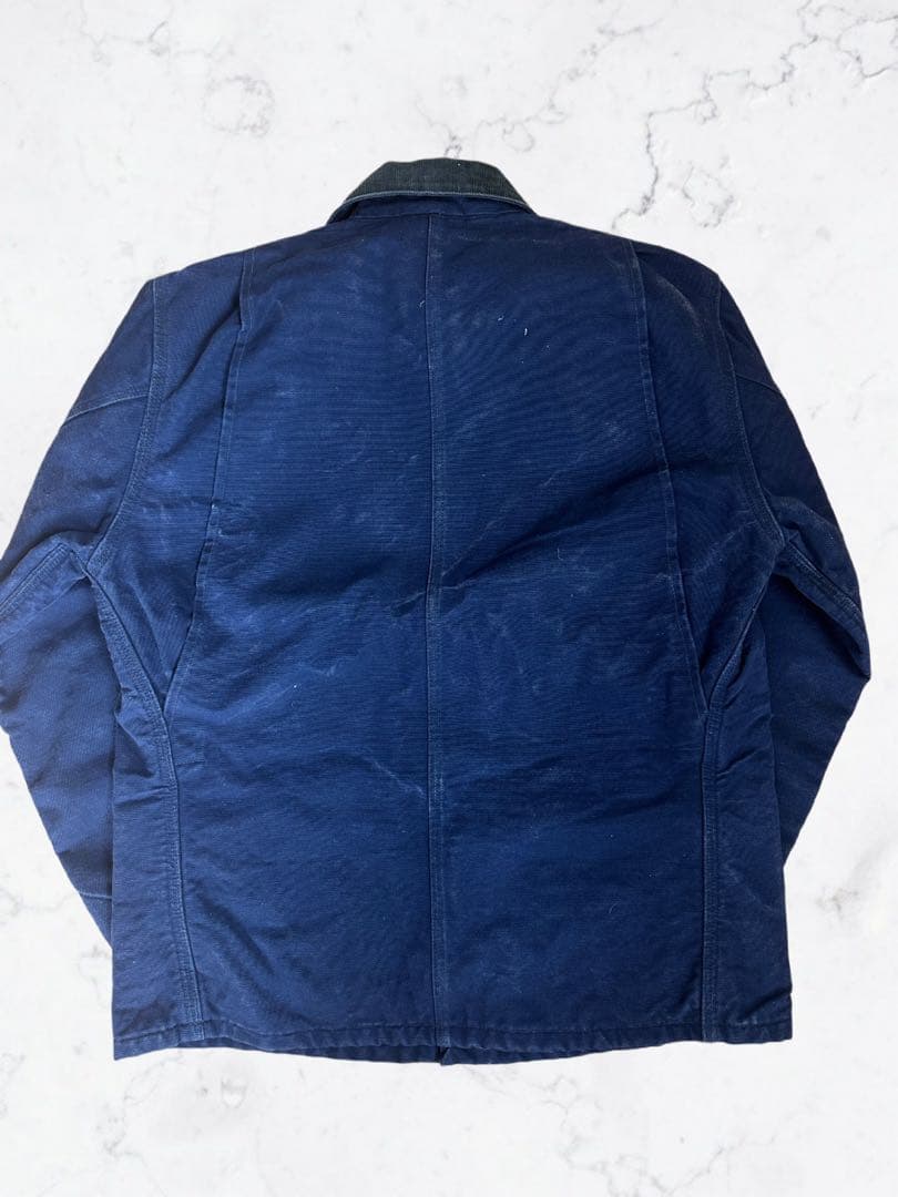 レ*ン様 80s USA製　カバーオールチョアコート　ネイビー紺　カーハート