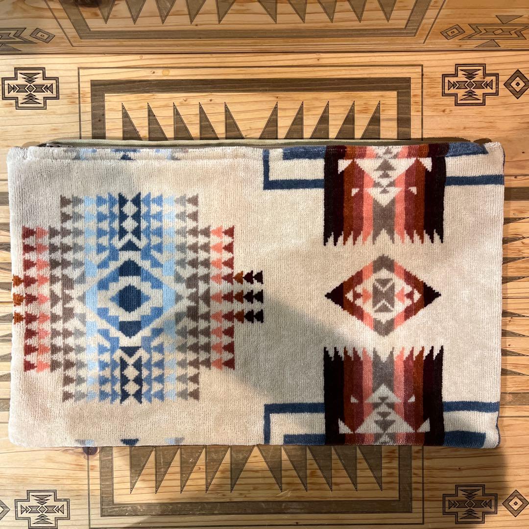 ごうちゃんページ ペンドルトン クッションカバー リメイク 小物入れ 新品