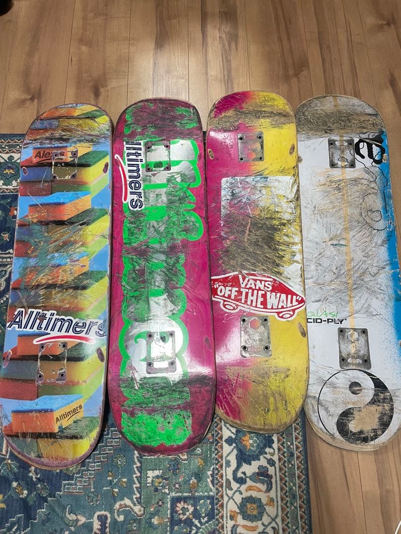 スケートボードデッキ 4枚セット　Alltimers Quasi