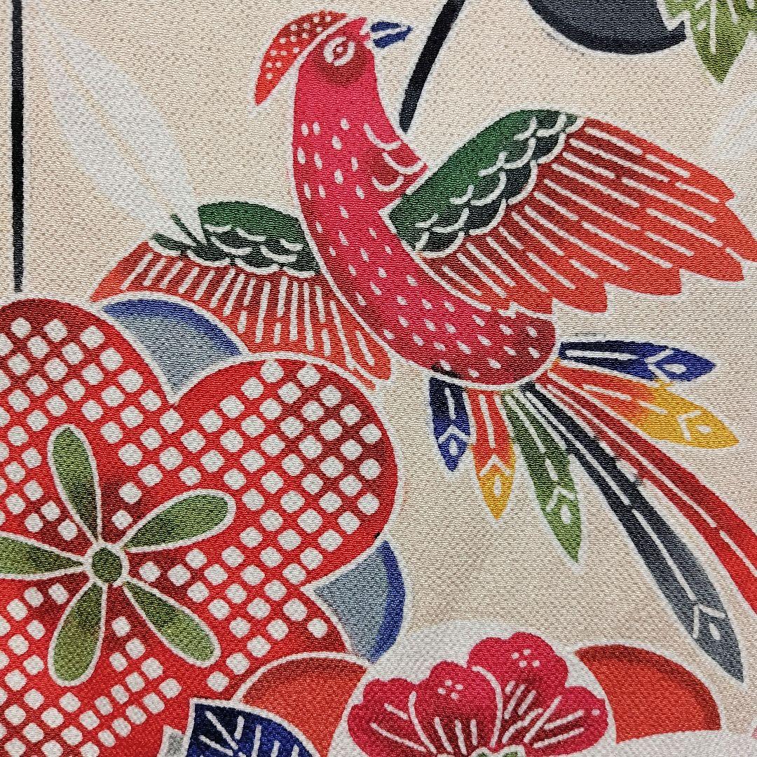 振袖フルセット(7点)・成人式・高級縮緬地・暈し染め・型染め・胴裏正絹・逸品