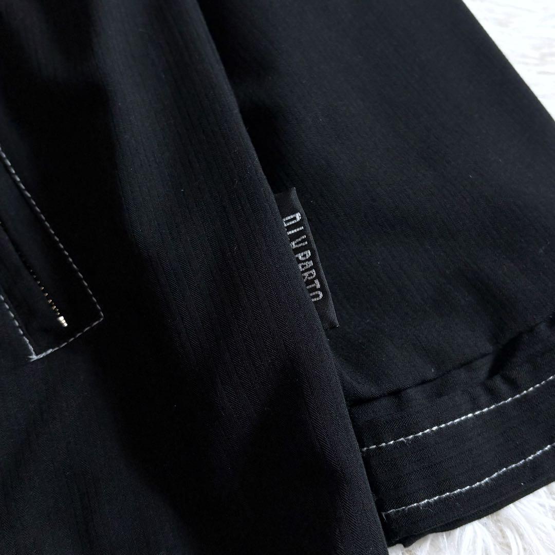 美品 PARTO SPORTS セットアップ ビッグ刺繍 黒 フリーサイズ