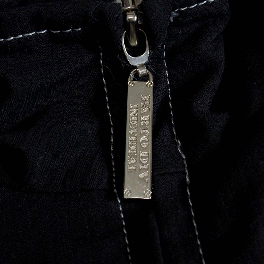 美品 PARTO SPORTS セットアップ ビッグ刺繍 黒 フリーサイズ