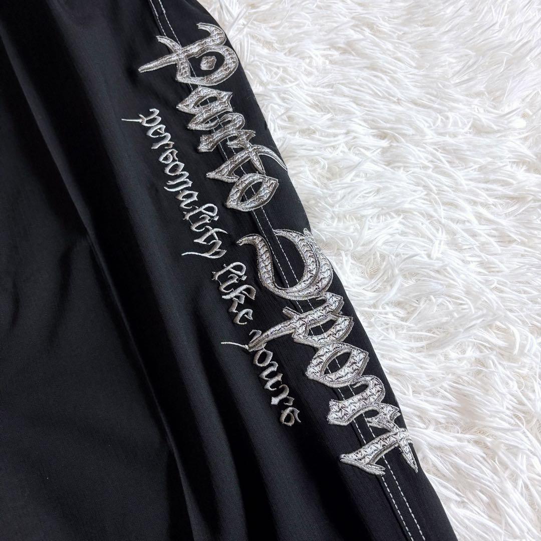 美品 PARTO SPORTS セットアップ ビッグ刺繍 黒 フリーサイズ