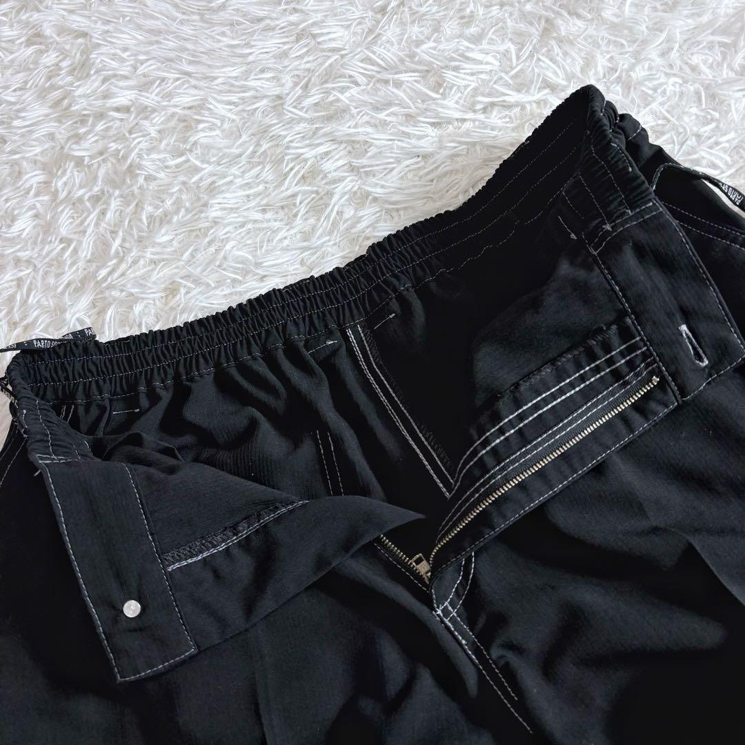 美品 PARTO SPORTS セットアップ ビッグ刺繍 黒 フリーサイズ