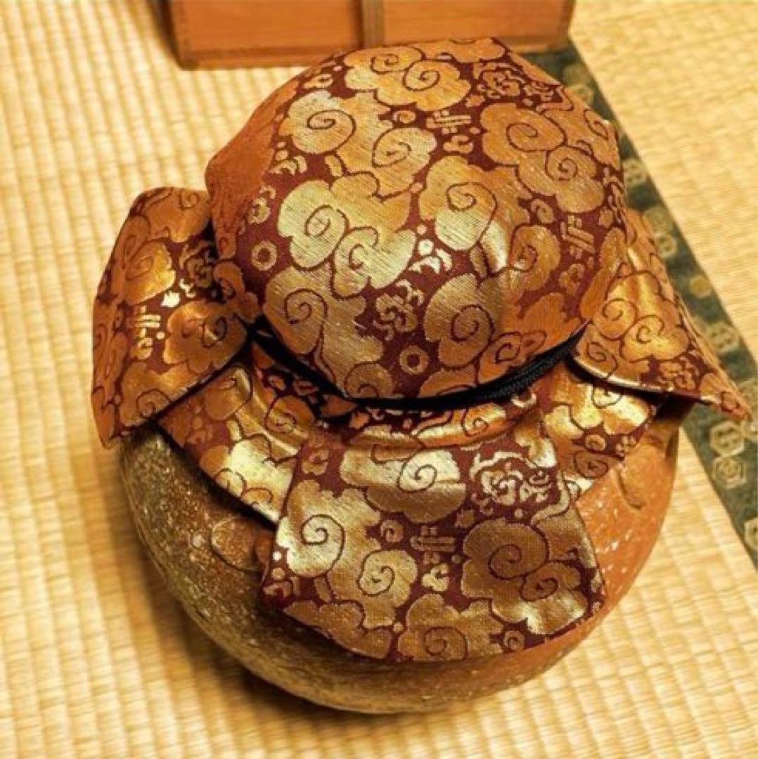飾り壷　共箱有り【美品】飾壺　茶壺　茶道具　瑞峯　口切の茶事