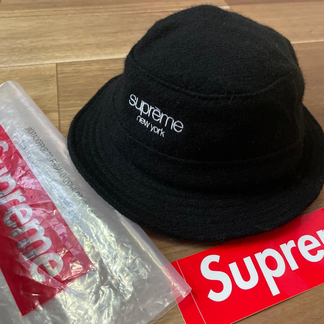 シュプリーム×ハリスツイード 21AWClassic Logo Crusher