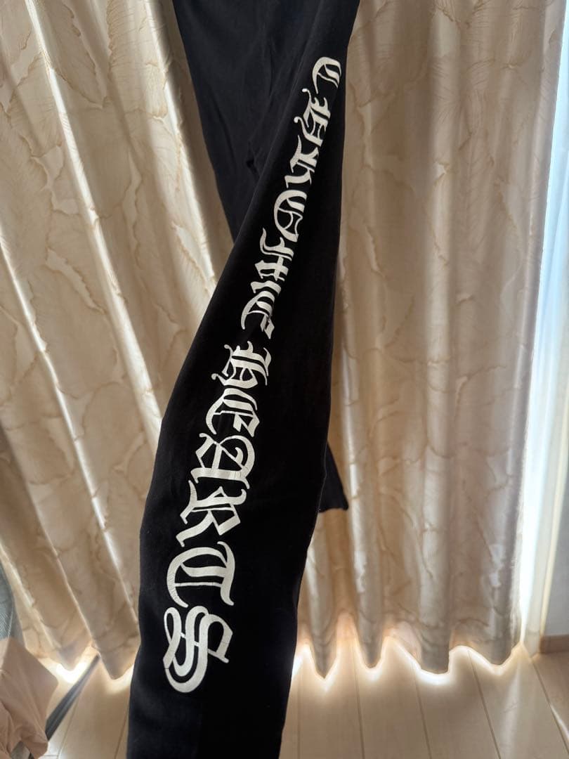 CHROME HEARTS クロムハーツ ロゴプリントレギンス パンツ ブラック
