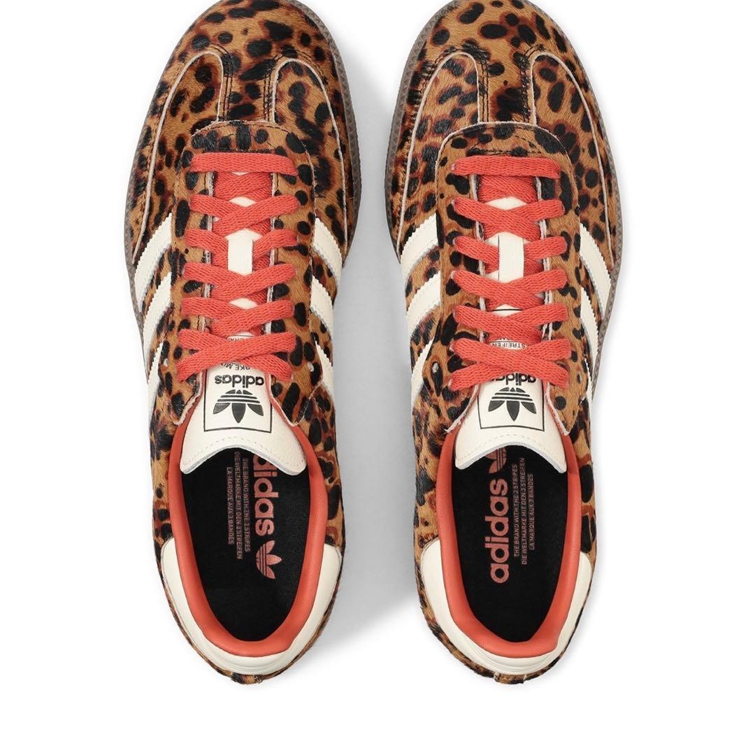 adidas レオパード柄 スニーカー　24センチ