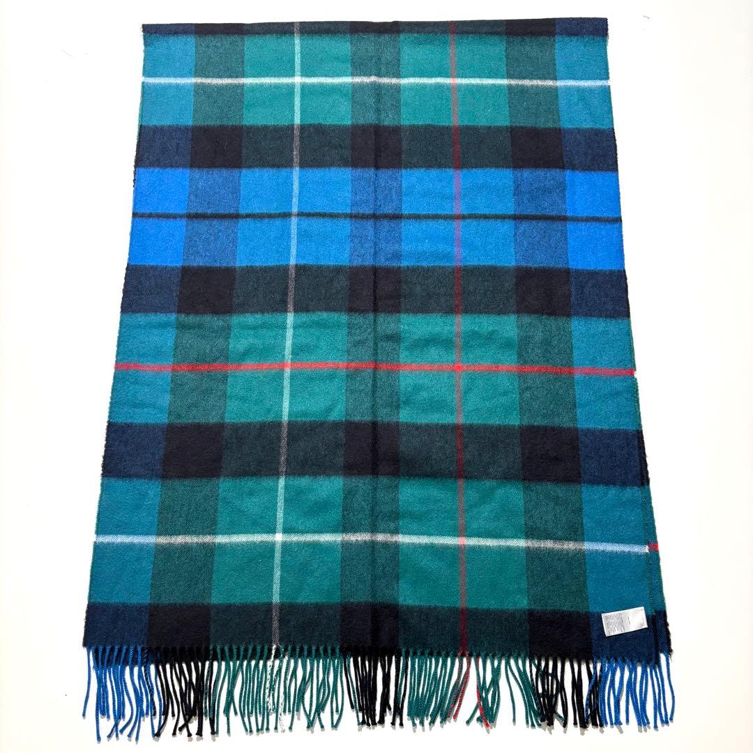 【美品】Johnstons of Elgin マフラー 大判 カシミヤ 100%