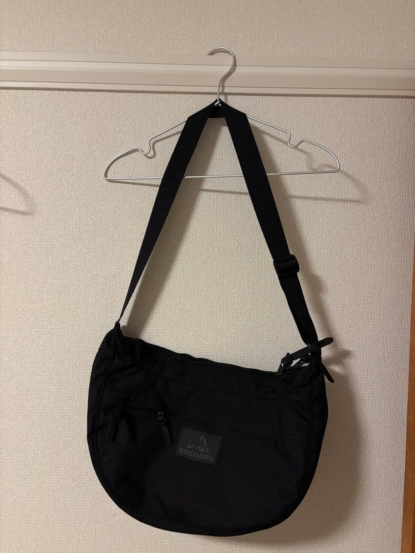 GREGORY ブラック ショルダーバッグ