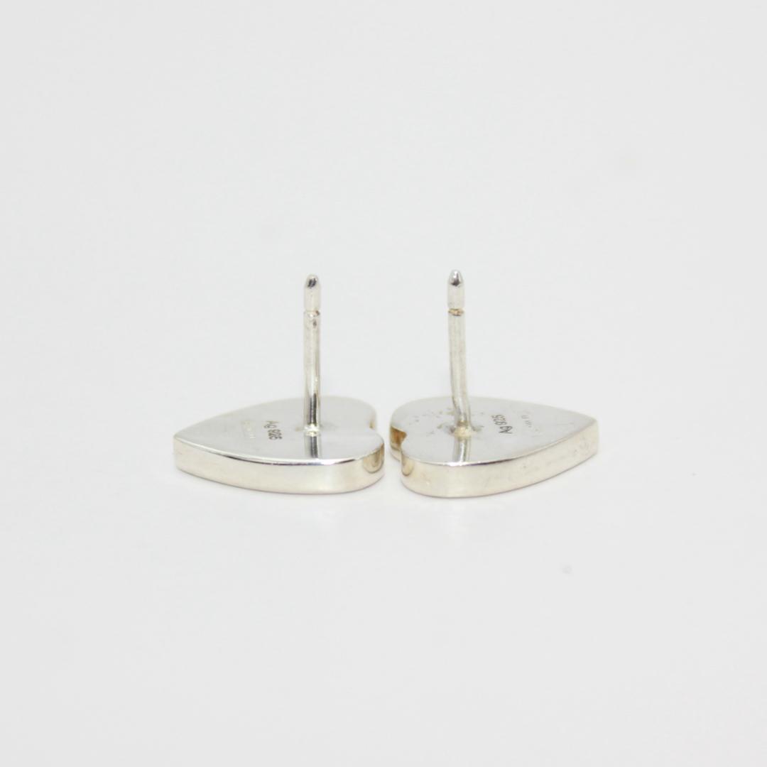 美品 GUCCI グッチ アクセサリー ハート シルバー ピアス イヤリング