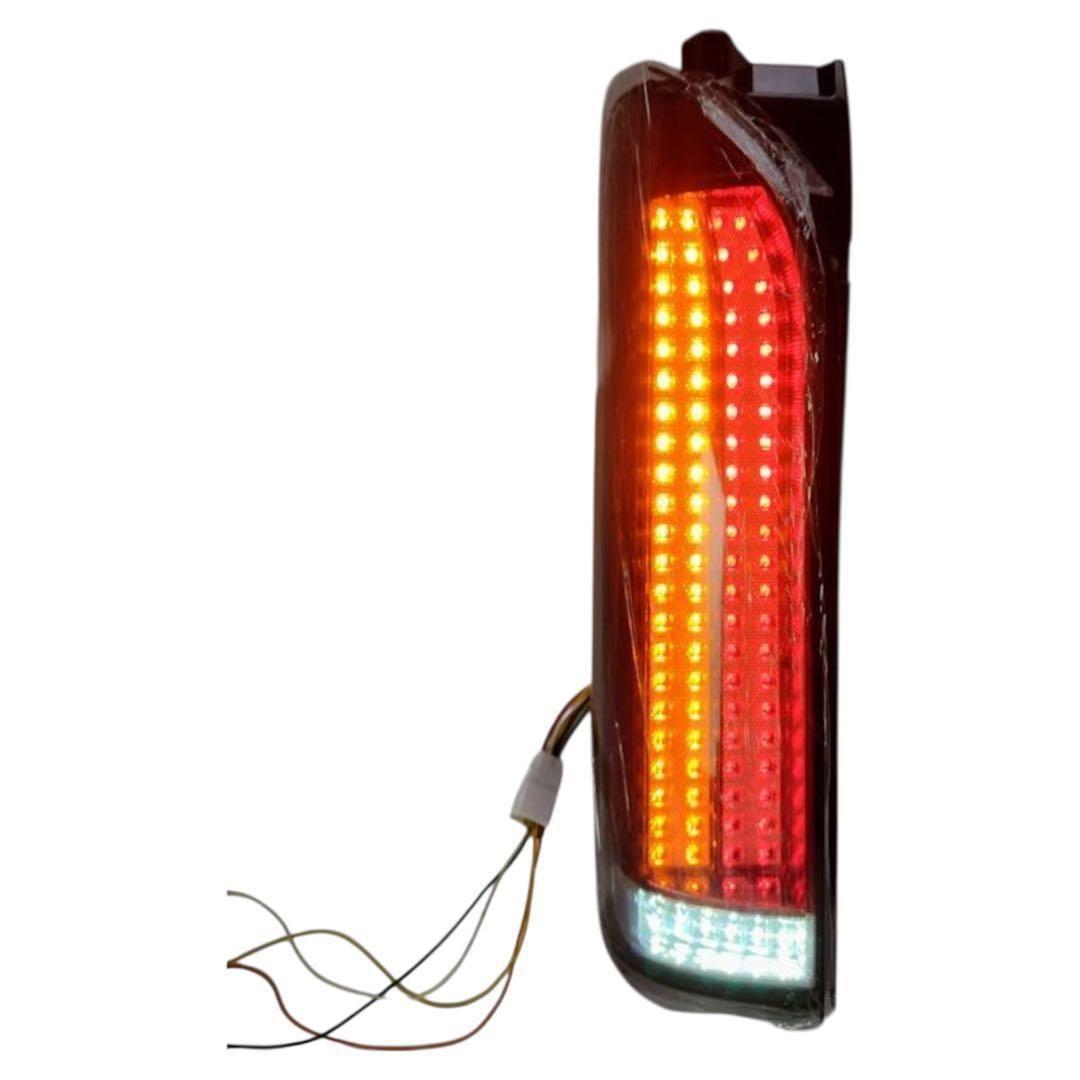 ハイエース 200系 テールライト 縦ライン LED テールランプ　【レッド】