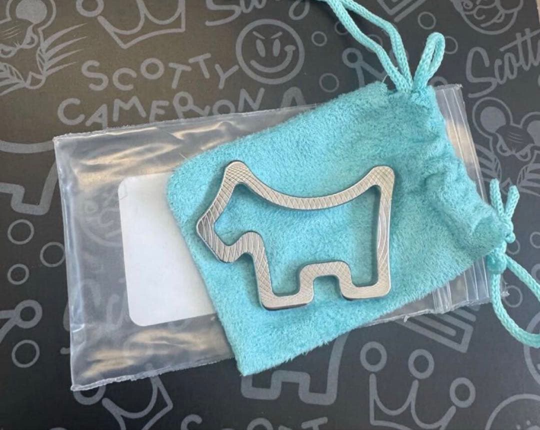 スコッティキャメロン★スコッティドッグメタル製ボールマーカー★ティファニーブルー