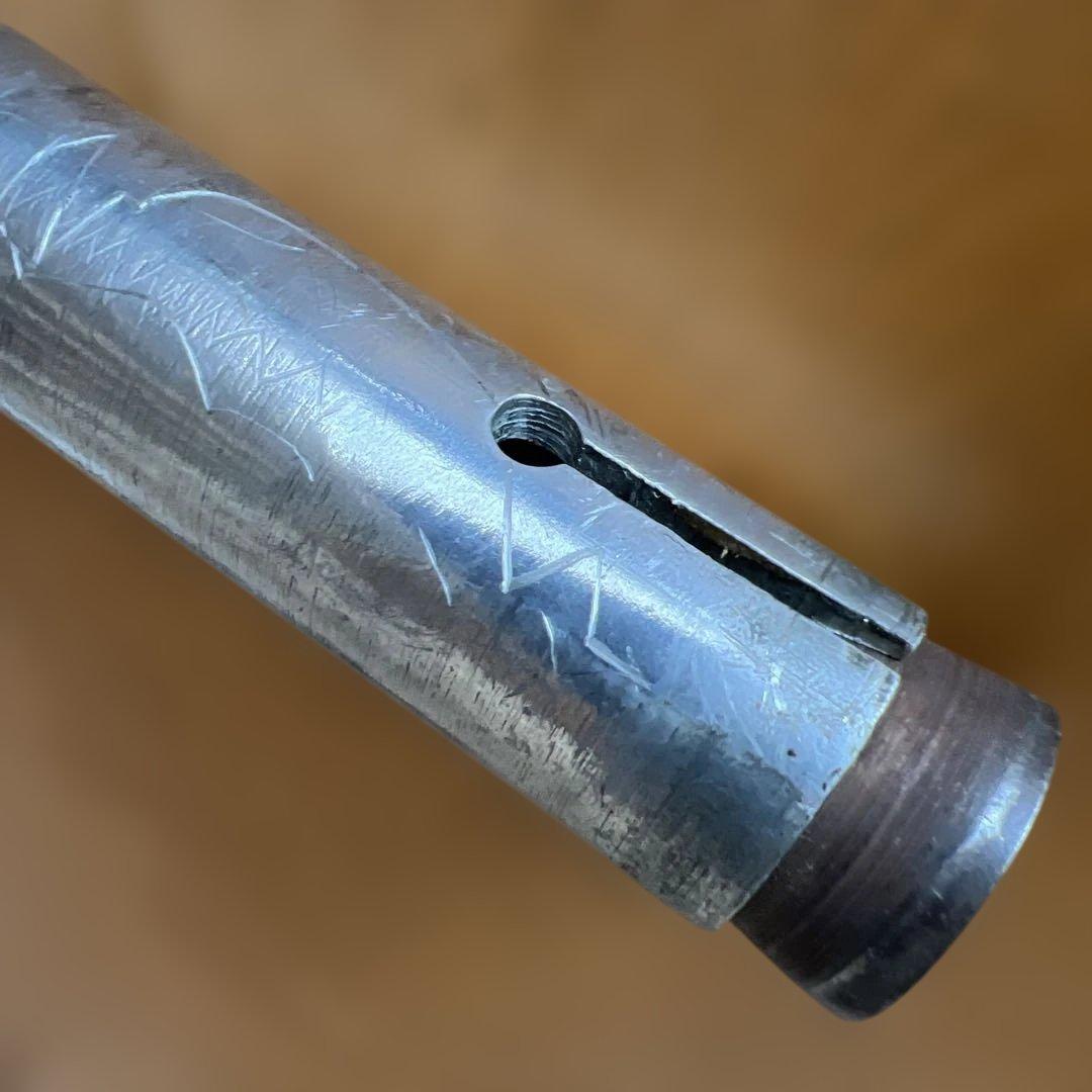 3ttt ビンテージアルミステム イタリア製 85mm 良品