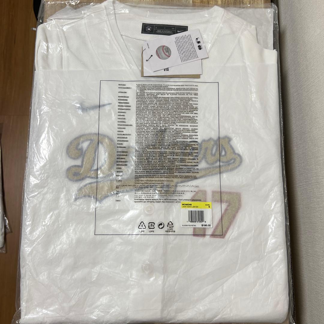 【MLB正規品】サイズS 大谷翔平 ドジャース ゴールドユニフォーム ウィメンズ