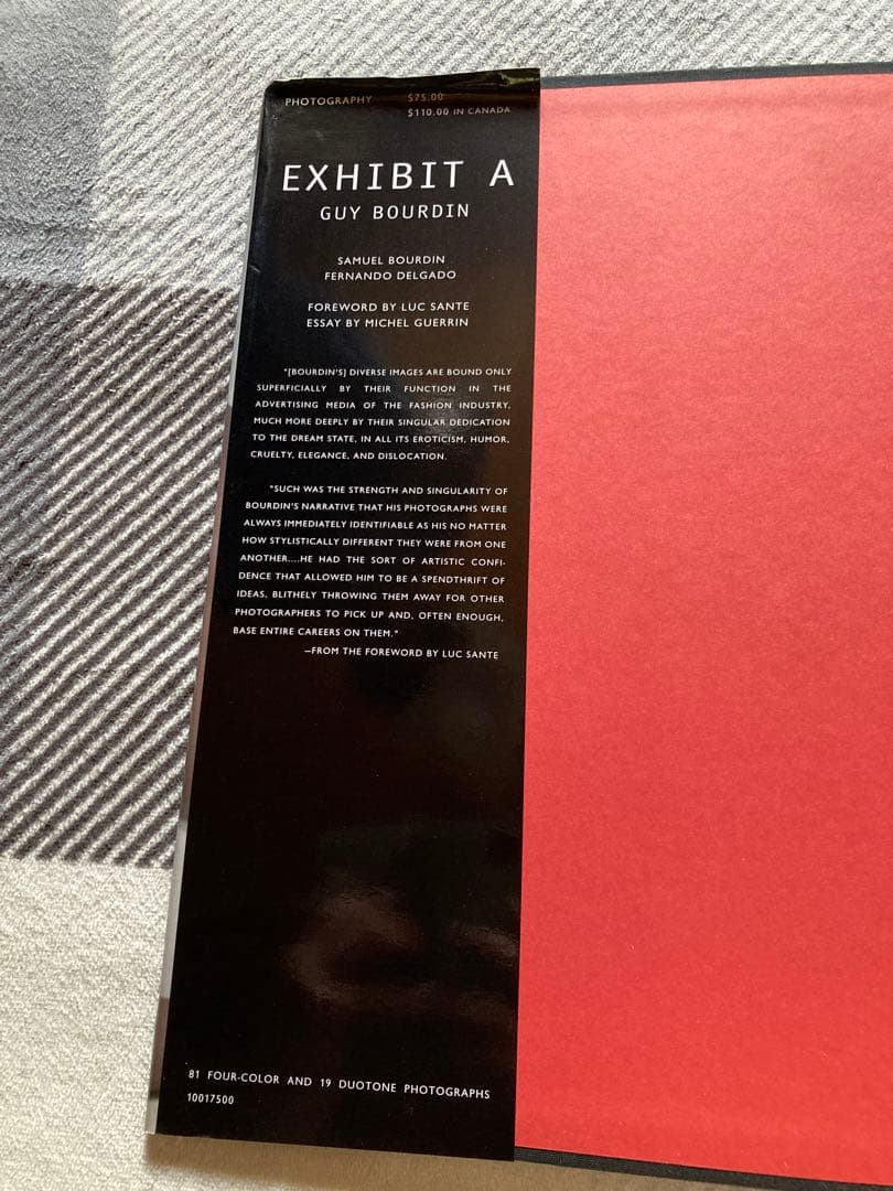 GUY BOURDIN EXHIBIT A アート　洋書