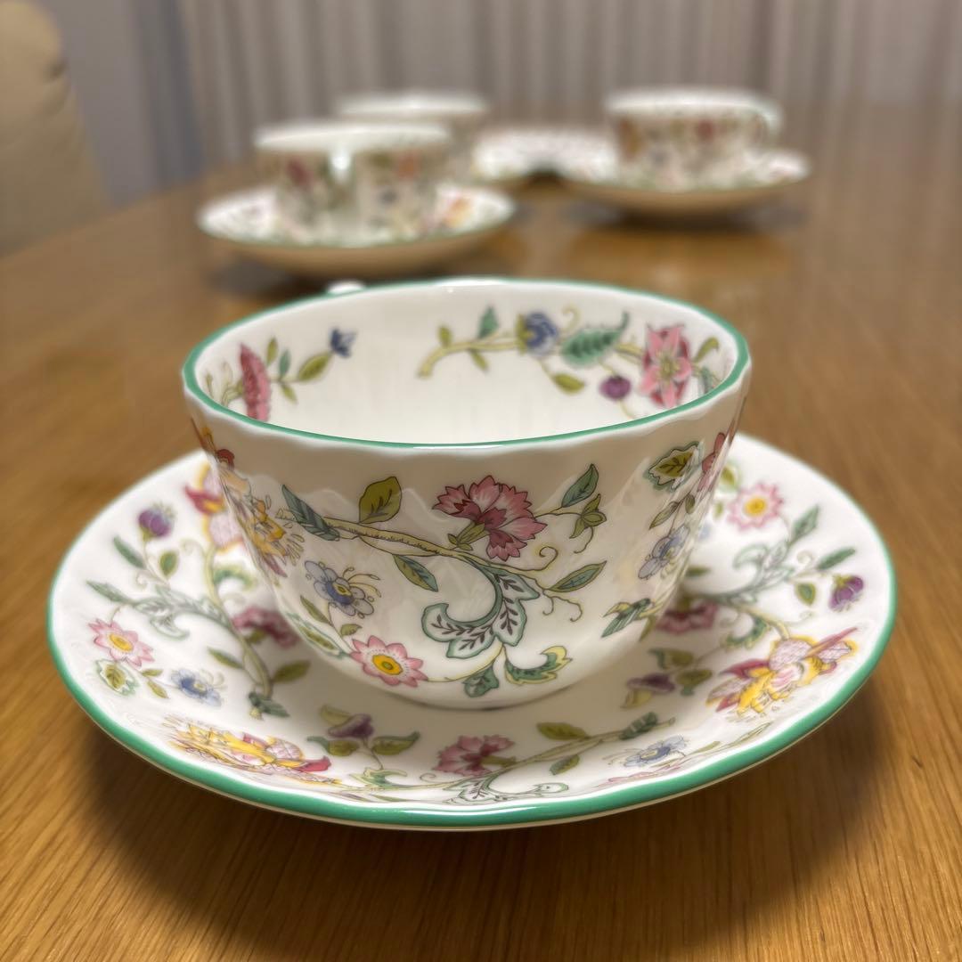 #即購入可#最終値下　未使用ミントンティーカップとケーキ皿のセット