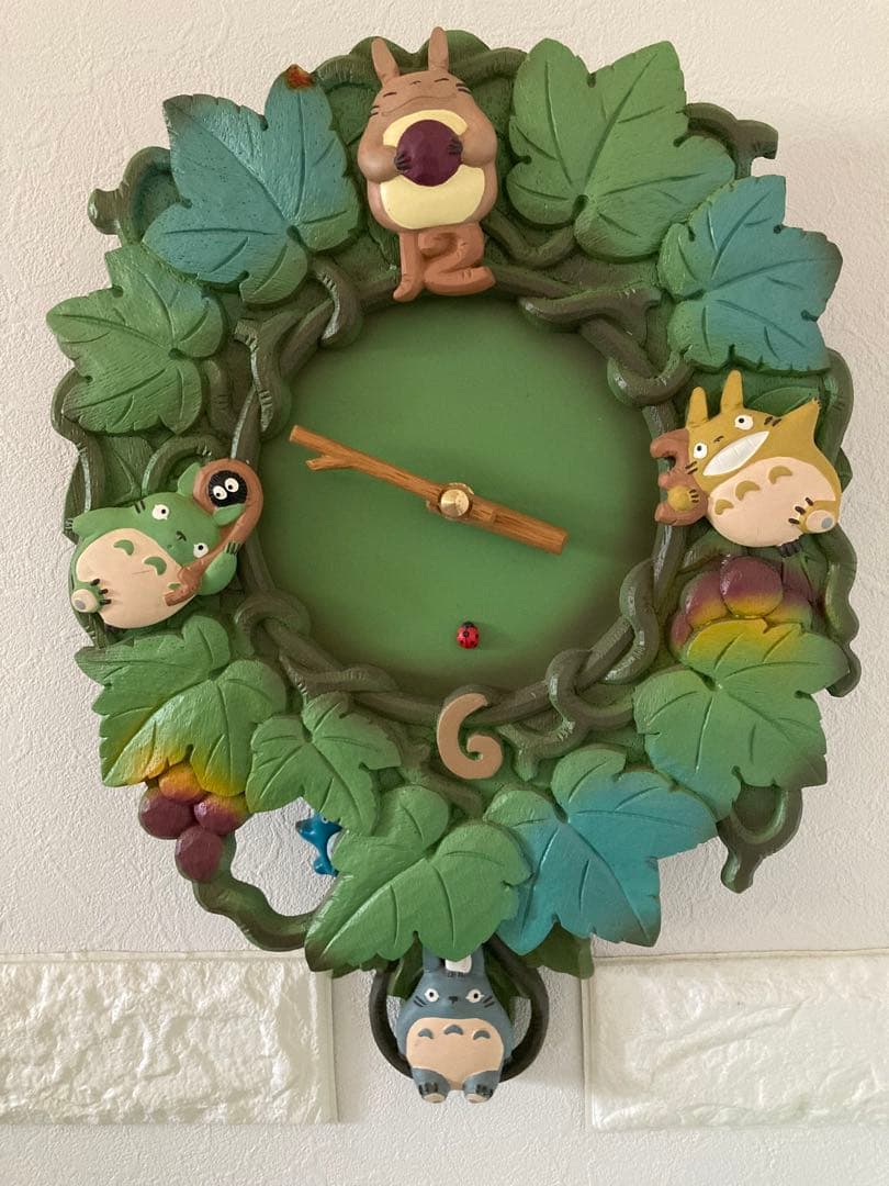 ジブリ　となりのトトロ　壁掛け時計　振子