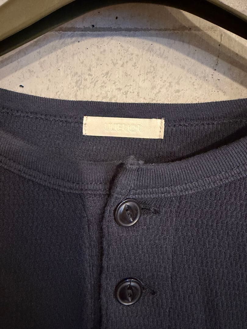 トップス ULTERIOR C/CASH HONEYCOMB HENLEYNECK TOP