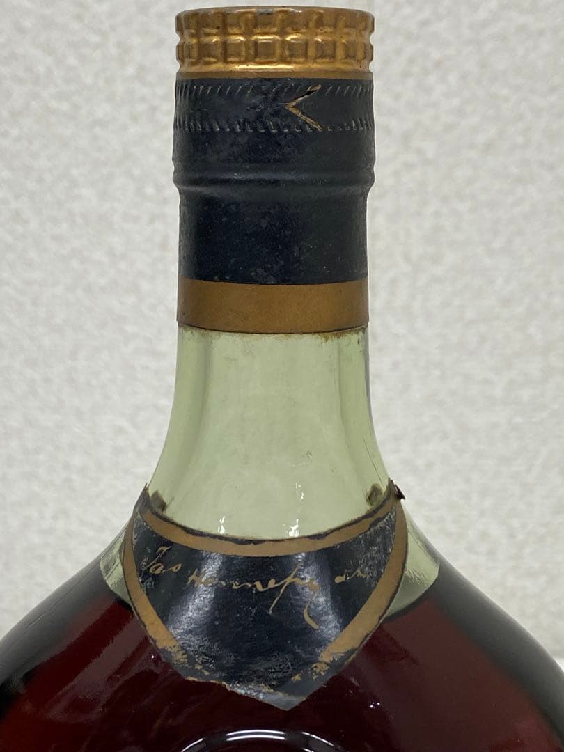 3-2684 【未開栓】Hennessy エクストラ グリーンボトル 金キャップ