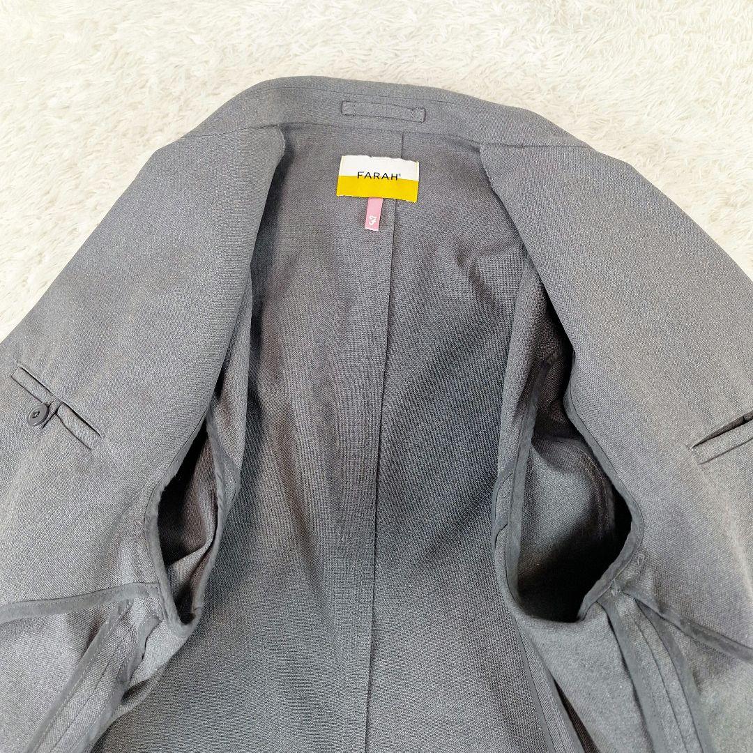 美品✨FARAH×ナノユニバース　コットン　スーツ　スリーピース　グレー　XL