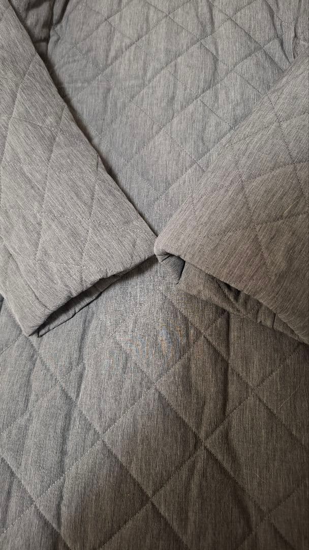 DAMA collection 中綿　キルト　ロングコート　グレー　11号