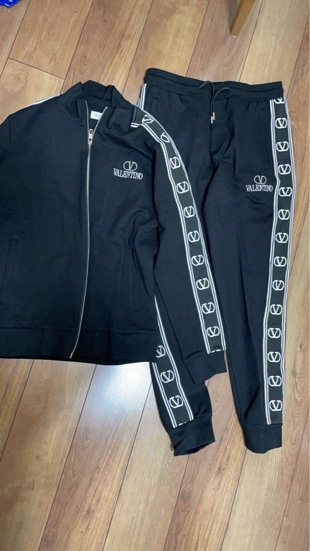 VALENTINO ブラック ジャージ セット XL