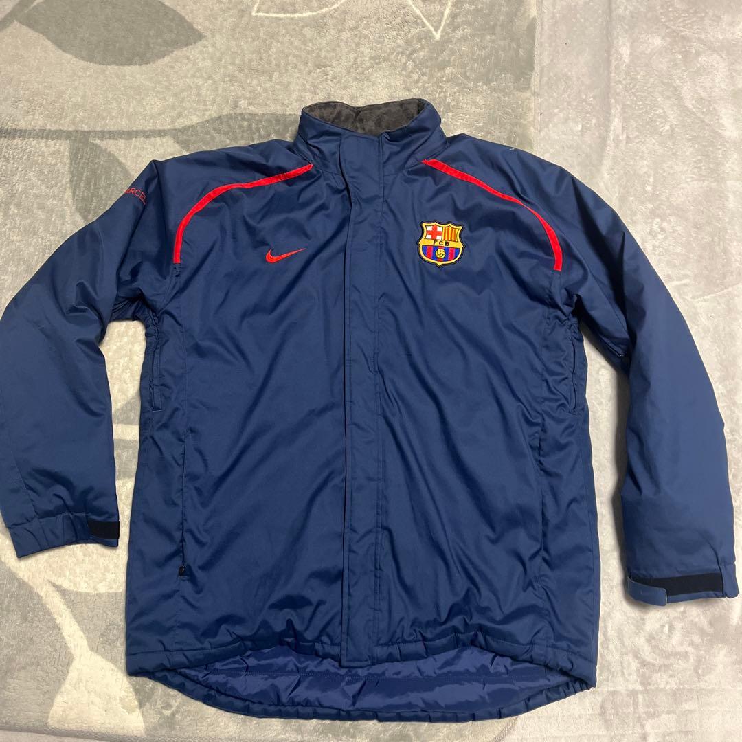 Nike ナイキ　FC バルセロナ　ハーフベンチコート　USサイズXL 超希少品
