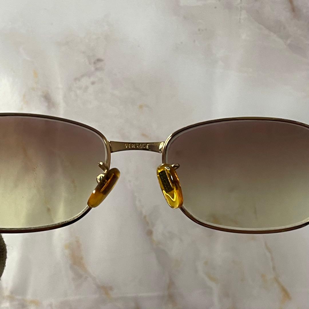 versace オーバル y2k メデューサ オールド レトロ サングラス
