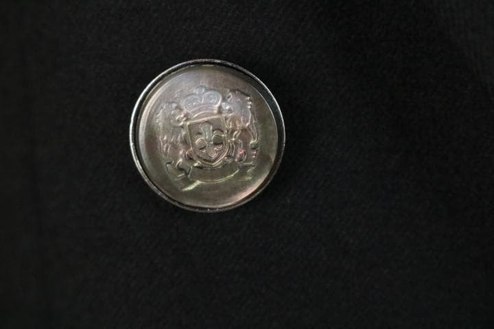 【新品同様】☆ピンキー＆ダイアン：ウール　ダブルブレスト　テーラード　ジャケット