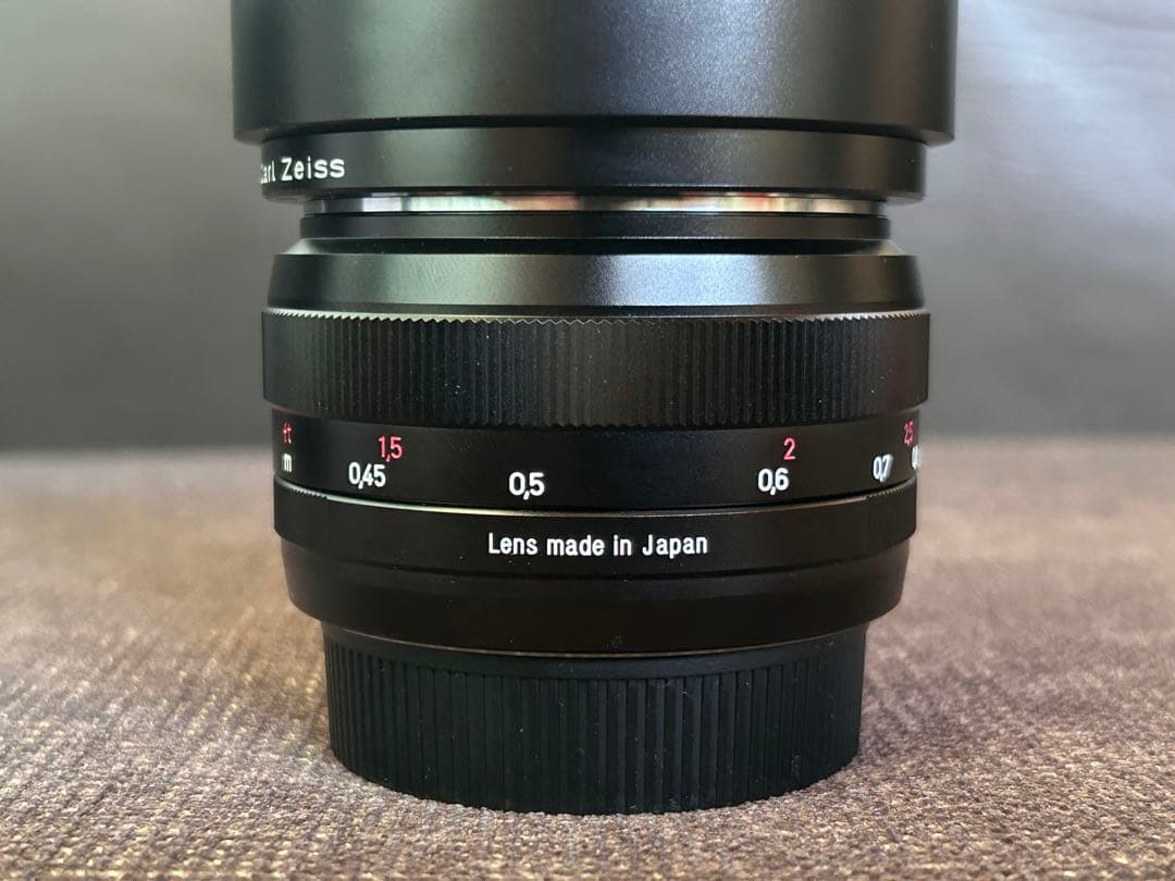 超美品 Carl Zeiss Planar T* 50mm F1.4 ZE