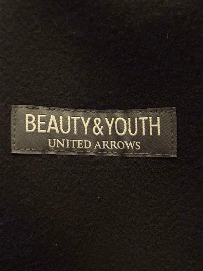 リバーメルトンバルカラーコート/L/ウール/NVY