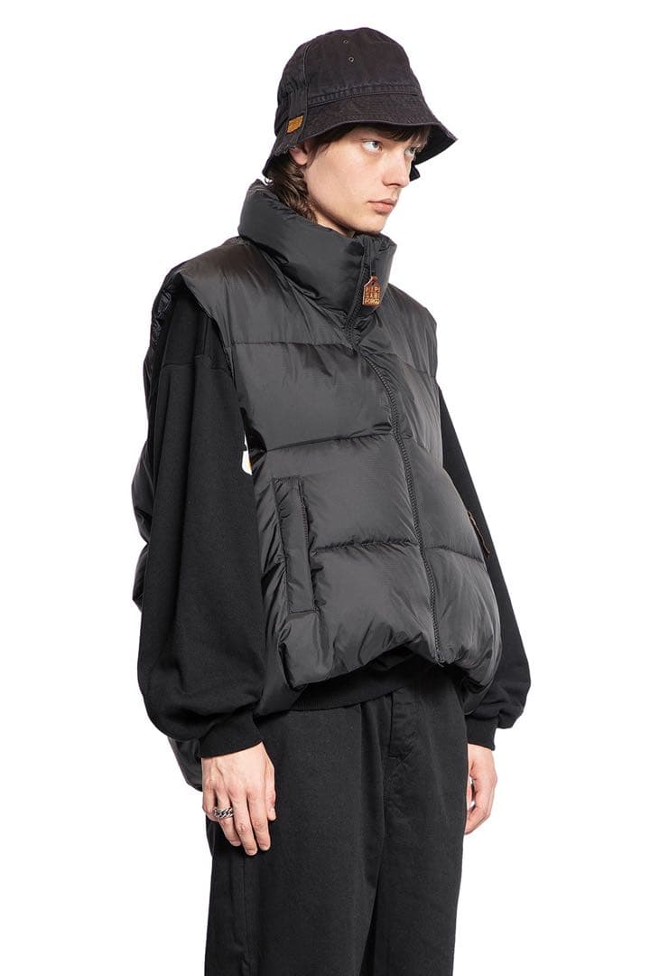KAPITAL Burger-KEEL リップストップナイロン ダウンベスト