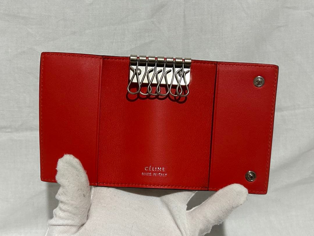 CÉLINE レザーキーケース