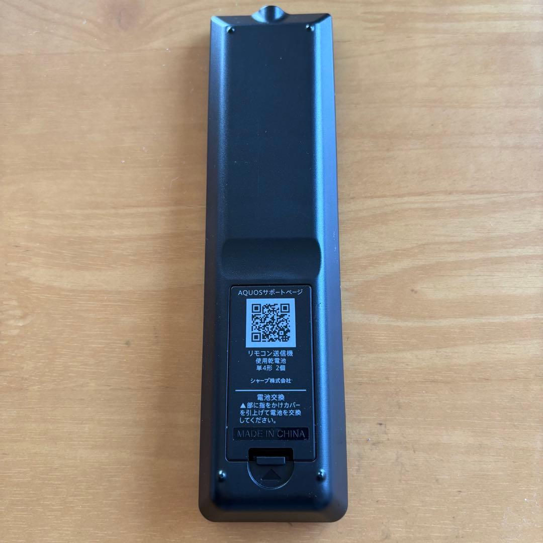 SHARP AQUOS 24型液晶テレビ 動作確認済　2018年製