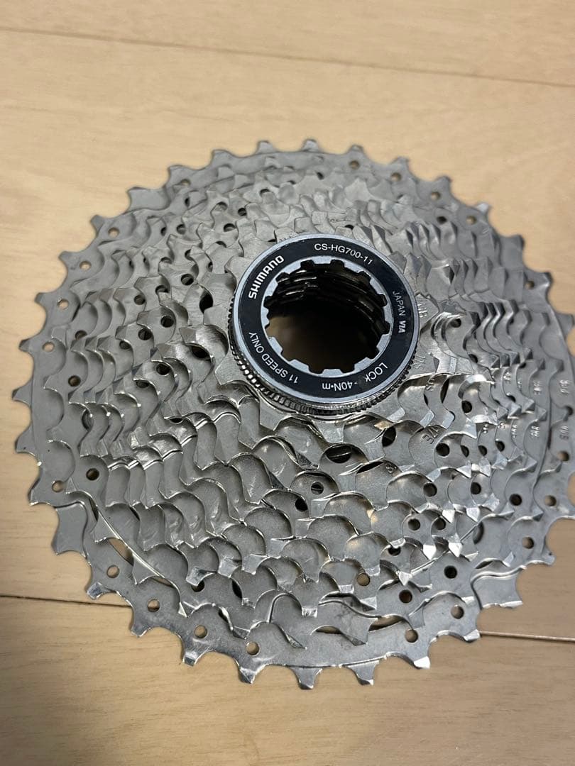 ★美品シマノ105 R700011速(機械式)油圧ディスクコンポーネントセット