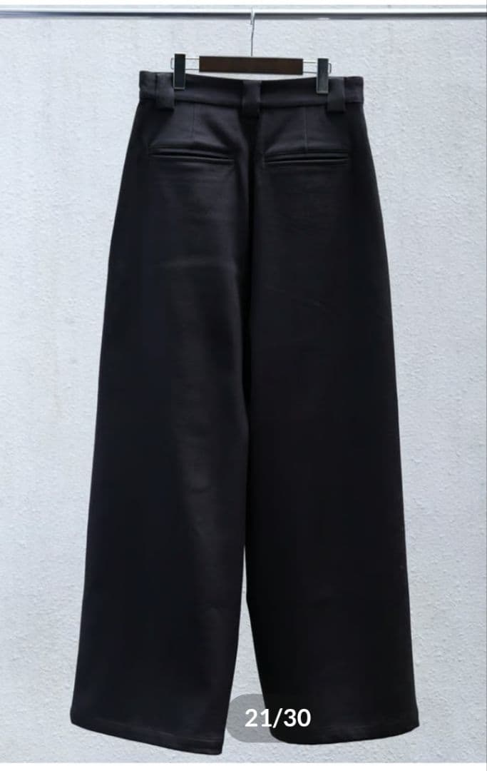 MB ハイエンド尾州ウール　フロントシーム　ハカマ　スラックス