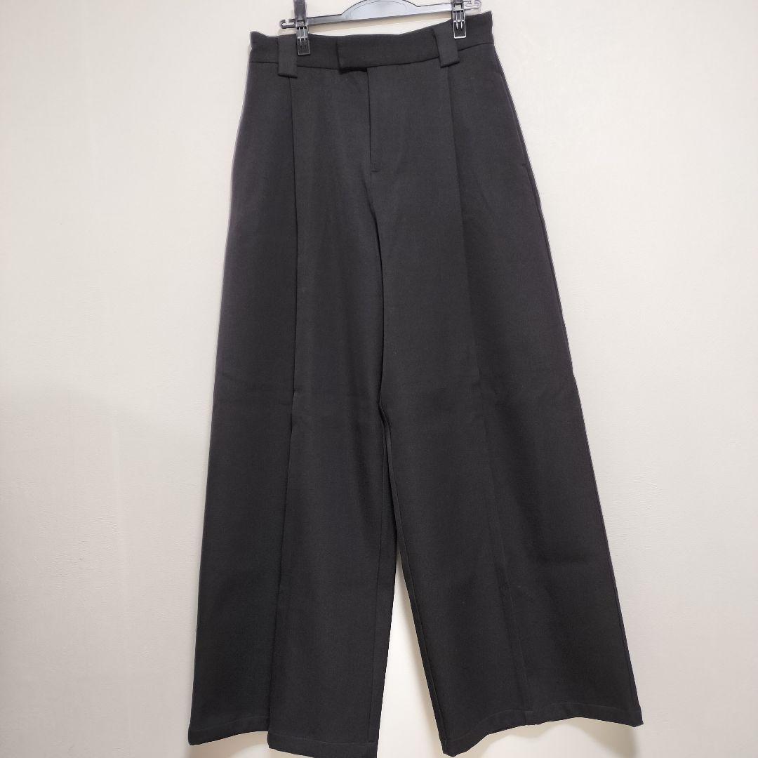 MB ハイエンド尾州ウール　フロントシーム　ハカマ　スラックス