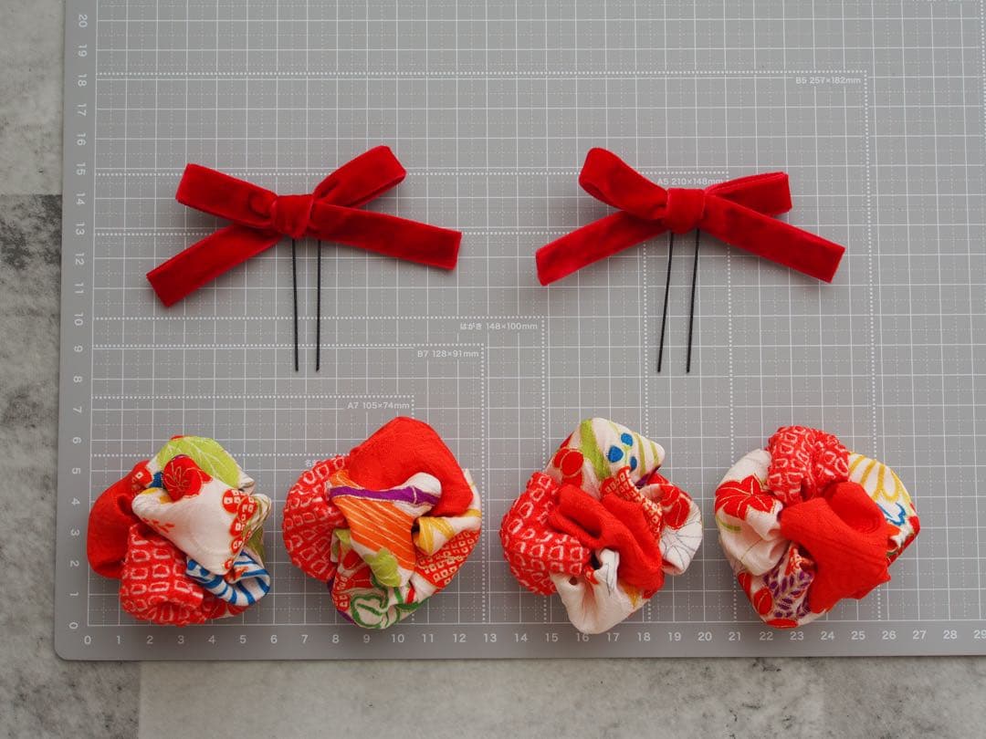 ゆりは　ヘアアクセサリー　ヘッドドレス　髪飾り　七五三　2504・2505