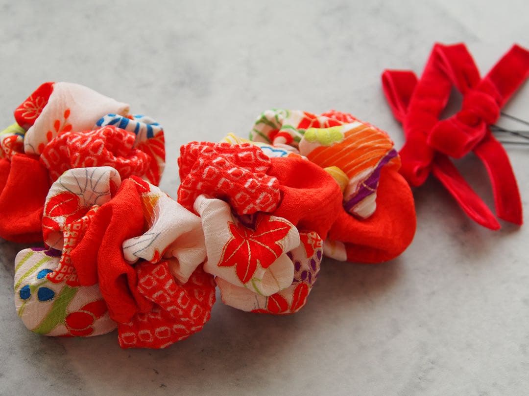 ゆりは　ヘアアクセサリー　ヘッドドレス　髪飾り　七五三　2504・2505