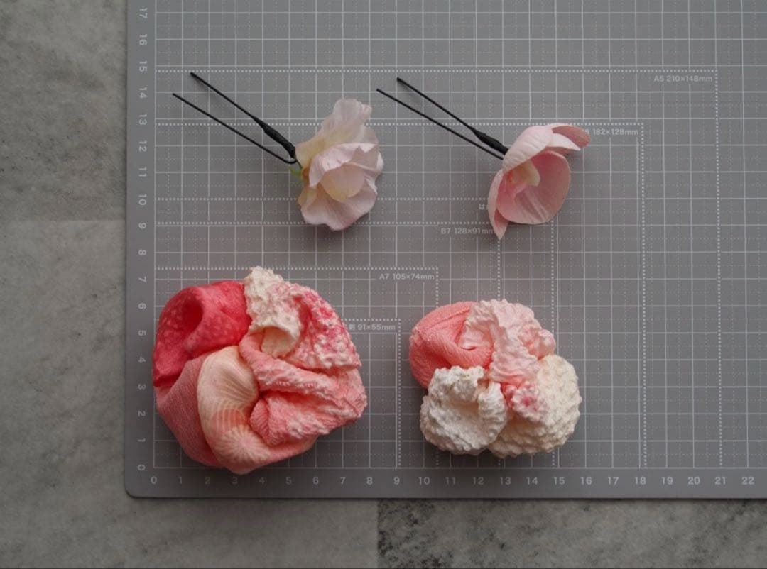 ゆりは　ヘアアクセサリー　ヘッドドレス　髪飾り　七五三　2504・2505